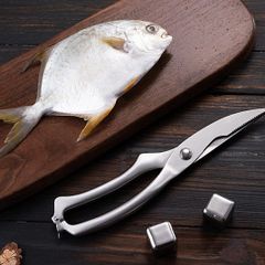 Kéo Cắt Gà Bằng Thép Không Gỉ 24x4.5cm - Dụng Cụ Nhà Bếp Chắc Chắn, An Toàn và Dễ Dàng Sử Dụng