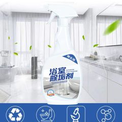 Chai Xịt Tẩy Vệ Sinh Nhà Tắm 500ml - Tẩy Sạch Vết Cặn Bẩn Cứng Đầu Trên Inox, Gương, Kính, Gạch Hoa, Dễ Dàng Sử Dụng