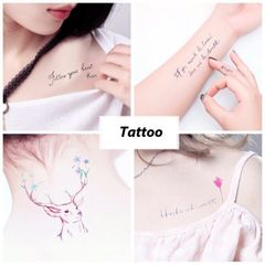 Miếng Dán Hình Xăm Mini Cực Đẹp - Hình Xăm Nước Thời Trang Dễ Bong, Trang Trí Sáng Tạo, Giao Màu Ngẫu Nhiên