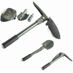 Bộ Cuốc Xẻng Đa Năng 4 in 1 - Dụng Cụ Tiện Ích Cho Làm Vườn Và Du Lịch, Chất Liệu Sắt Bền Bỉ, Thiết Kế Nhỏ Gọn, Có Túi Đựng