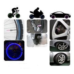 Đèn LED Gắn Van Bánh Xe Ô Tô, Xe Máy - Tăng Cường An Toàn Khi Đi Đêm, Dễ Dàng Lắp Đặt, Sáng Màu Nổi Bật