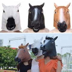 Mặt Nạ Hình Đầu Ngựa Hóa Trang Halloween - Mặt Nạ Latex Độc Đáo Cho Tiệc Hóa Trang, Quà Tặng và Lễ Hội