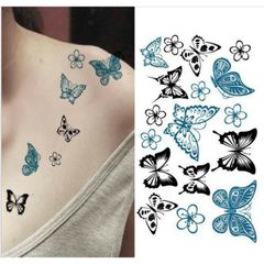 Hình Xăm Dán Bươm Bướm Xinh - Tattoo Tạm Thời Thời Trang, Dễ Dán, Không Đau, Thay Đổi Liên Tục ước mơ thể hiện cá tính