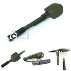 Bộ Cuốc Xẻng Đa Năng 4 in 1 Nhẹ Bền - Dụng Cụ Du Lịch Cắm Trại, Thiết Kế Gọn Nhẹ, Thích Hợp Làm Vườn, Chăm Sóc Cây Cảnh