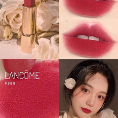 Son Lancome L'Absolu Rouge Nº 888 - Son Môi Đỏ Mận Cao Cấp Chính Hãng - Độ Bám Lâu và Dưỡng Ẩm Tốt