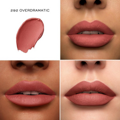 Son Lancôme L'Absolu Rouge Drama Matte 292 Overdramatic – Son Môi Hồng Đất Cao Cấp, Bền Màu, Lên Màu Đẹp, Dưỡng Ẩm, Chính Hãng