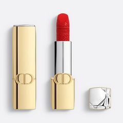 Son Dior Rouge Dior 999 - Son Môi Chính Hãng Velvet Finish Màu Đỏ Tươi Hộp Vàng Limited Edition Xuất Xứ Mỹ