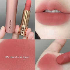 Son Lancome L'absolu Rouge Intimatte 315 Hearts In Sync - Thỏi Son Hồng Đào Chính Hãng, Dưỡng Ẩm, Độ Bám Lâu, Thích Hợp Mọi Dịp