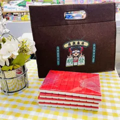 Bộ 044 Quân Mạt Chược Tết Đỏ Size #30 Kèm Phụ Kiện - Mahjong Đỏ.