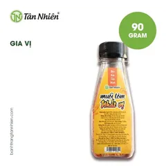 Muối Tôm Tây Ninh Nhất Vị Tân Nhiên 90g - Gia Vị Đậm Đà, Hương Vị Tươi Ngon Dùng Với Trái Cây Và Bánh Tráng