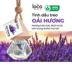 Tinh Dầu Oải Hương The Loco Home 8ml - Tinh Dầu Treo Xe Hơi, Tủ Quần Áo, Thư Giãn Tâm Hồn, Hương Thơm Tự Nhiên Chất Lượng Cao