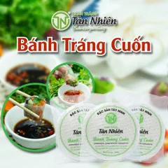 Bánh Tráng Cuốn Tân Nhiên 500gr Size 22cm - Bánh Nhúng Nước Dẻo Ngon, Đậm Hương Vị Truyền Thống Việt