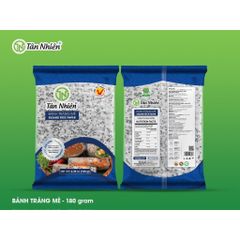 Bánh Tráng Mè Tân Nhiên 180 Gram - Dẻo Thơm, Cuốn Rau Thịt Hấp Dẫn, Không Phẩm Màu, Hương Vị Truyền Thống Việt