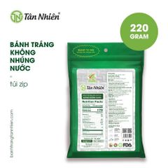 Bánh Tráng Siêu Mỏng Tân Nhiên 220g - Đặc Sản Tây Ninh Dẻo Dai Dùng Làm Gỏi Cuốn, Bì Cuốn, Thịt Nướng