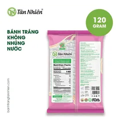 Bánh Tráng Siêu Mỏng Tân Nhiên 120g - Đặc Sản Tây Ninh Dùng Trong Món Gỏi Cuốn, Bì Cuốn, Và Nướng