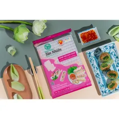 Bánh Tráng Siêu Mỏng Tân Nhiên 120g - Đặc Sản Tây Ninh Dùng Trong Món Gỏi Cuốn, Bì Cuốn, Và Nướng