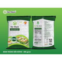 Bánh Tráng Siêu Mỏng Tân Nhiên 400g - Đặc Sản Tây Ninh Dùng Kèm Gỏi Cuốn, Bì Cuốn, Món Nướng, Xào