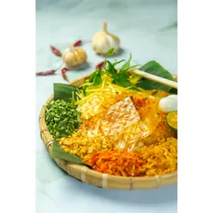 Bánh tráng Tân Nhiên cắt sẵn 10kg - Siêu mỏng, tiện lợi cho bánh tráng trộn ngon chuẩn vị tại quán ăn và gia đình