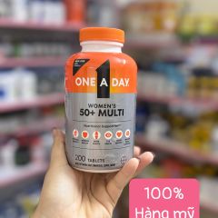 One A Day Women’s 50+ Multi Vitamin - 200 Viên Tổng Hợp Hỗ Trợ Sức Khỏe Toàn Diện Cho Phụ Nữ Trên 50 Tuổi