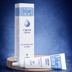 Kem Bôi Blue Cap Cream 50g - Giảm Ngứa Da Dị Ứng, Viêm Da Cơ Địa, Vảy Nến, Dưỡng Ẩm, Làm Dịu Da, Dành Cho Trẻ Em và Người Lớn
