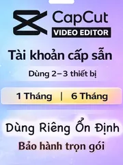 Tài Khoản CapCut Pro Giá Rẻ - Gói Nâng Cấp Video Chuyên Nghiệp Cho TikToker, YouTuber, Online Bán Hàng