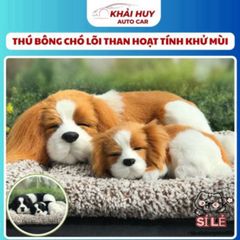 Thú Bông Chó Khử Mùi Lõi Than Hoạt Tính - Trang Trí Taplo Ô Tô Đáng Yêu, Lọc Không Khí Hiệu Quả từ KHAIHUYAUTO