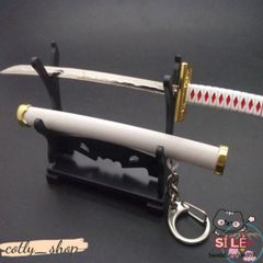 Móc Khóa Katana Zoro Law One Piece 16cm Bằng Kim Loại Không Gỉ - Quà Tặng Anime Độc Đáo Cho Fan Hâm Mộ Văn Hóa Nhật Bản