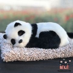 Gấu Đôi - Gấu Trúc Mẹ Con Lõi Than Hoạt Tính Khử Mùi Lọc Không Khí Thú Bông Trang Trí Ô Tô Dễ Thương Cho Xe Hơi