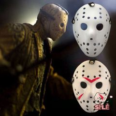 Mặt Nạ Halloween Jason Voorhees - Phụ Kiện Cosplay Kinh Dị, Phong Cách Khúc Côn Cầu Cho Tiệc Hóa Trang