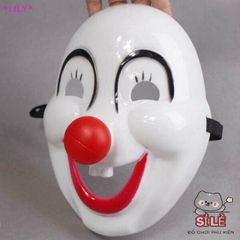 Mặt Nạ Mũi Đỏ Chú Hề - Trang Phục Halloween Vui Vẻ, Phụ Kiện Masquerade Độc Đáo cho Tiệc Tùng và Biểu Diễn