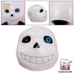 Mặt nạ Hóa trang Undertale Sans Toàn Đầu - Phụ Kiện Cosplay Halloween Chất Lượng Cao, Dễ Dàng Điều Chỉnh Kích Thước, Đồ Nghệ Thuật Mới Lạ