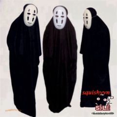 Bộ Trang Phục Cosplay Vô Diện Kaonashi Spirited Away - Áo Choàng Đen & Mặt Nạ Cho Trẻ Em và Người Lớn, Thích Hợp Mọi Sự Kiện Halloween, Lễ Hội