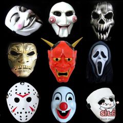 Mặt Nạ Halloween Vendetta - Mặt Nạ Kinh Dị Chú Hề Đầu Lâu Cho Người Lớn - Phụ Kiện Hoá Trang Độc Đáo Thời Thượng