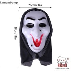 Mặt Nạ Halloween Kinh Dị Beto - Mặt Nạ Quỷ Thực Tế Cho Cosplay và Tiệc Hóa Trang - Phong Cách Đáng Sợ ấn Tượng