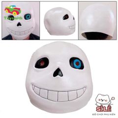 Mặt Nạ Toàn Đầu Undertale Sans - Phụ Kiện Cosplay Halloween Latex Độc Đáo, Hóa Trang Nam Nữ Hấp Dẫn cho Tiệc Tùng