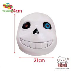 Mặt Nạ Toàn Đầu Undertale Sans - Phụ Kiện Cosplay Halloween Latex Độc Đáo, Hóa Trang Nam Nữ Hấp Dẫn cho Tiệc Tùng