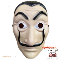 Mặt Nạ Queen Salvador Dali - Money Heist La Casa De Papel - Phụ Kiện Hóa Trang Độc Đáo Cho Halloween & Tiệc Hóa Trang