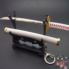 Móc Khóa Kiếm Katana Zoro Law One Piece - Phụ Kiện Anime Chất Liệu Hợp Kim Không Gỉ Bền Bỉ, Dài 16cm