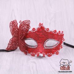 Mặt Nạ Hóa Trang Nửa Mặt Hình Bướm Sang Trọng KUNHEV - Phụ Kiện Tiệc Halloween và Dạ Tiệc Quyến Rũ