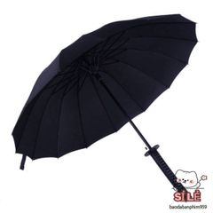 Ô Dù Katana Chiến Binh - Ô Che Mưa Thiết Kế Giả Kiếm Nhật Bản 16 Nan Màu Đen, Bền Bỉ và Thời Trang