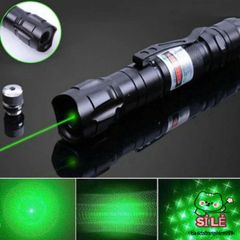 Đèn Pin Laser Đa Màu 303 & 009 - Chiếu Xa 2000M, Công Suất 50mW/500mW, Kèm Hiệu Ứng Ánh Sáng Vạn Hoa - Phụ Kiện và Pin Sạc