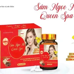 Sâm Ngọc Nữ Queen Spa - Viên Uống Cân Bằng Nội Tiết Tố Nữ, Hỗ Trợ Đẹp Da và Giảm Lão Hóa, Tổng 60 Viên