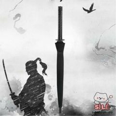 Ô Dù Samurai Đen Thiết Kế Mô Phỏng Kiếm Nhật Katana 16 Tầng - Chống Gió Bền Bỉ, Phong Cách Độc Đáo Cho Người Dùng Thời Thượng