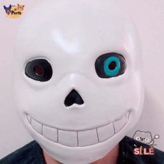 Mặt nạ Cosplay Undertale Sans - Phụ kiện Halloween và Lễ Hội Độc Đáo, Đồ Trang Trí Mardi Gras, Chất Liệu Cao Su Bền Bỉ