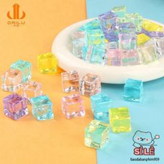 Bộ 10 Mô Hình Đá Dạ Quang DQ-22 - Phụ Kiện Tiểu Cảnh Sen Đá, Hồ Cá & Bonsai - Trang Trí Độc Đáo Phát Sáng Ban Đêm