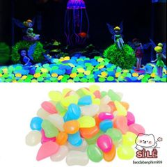 Sỏi Dạ Quang Trang Trí Bể Cá - 50 Viên Phát Sáng Trong Đêm, Tạo Không Gian Lung Linh Và Huyền Bí Cho Sân Vườn, Hồ Bơi