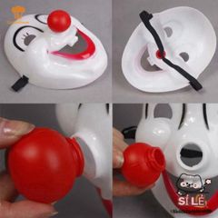 Đầm Hóa Trang Halloween Chú Hề Ngộ Nghĩnh Có Mặt Nạ Mũi Đỏ - Đạo Cụ Tiệc Độc Đáo Dành Cho Lễ Hội Hóa Trang