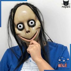 Mặt Nạ Kinh Dị Halloween Momo - Phụ Kiện Hóa Trang Độc Đáo Cho Tiệc Halloween và Lễ Hội, Vùng Đất Bóng Tối Rùng Rợn