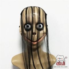 Mặt Nạ Kinh Dị Halloween Momo - Phụ Kiện Hóa Trang Độc Đáo Cho Tiệc Halloween và Lễ Hội, Vùng Đất Bóng Tối Rùng Rợn