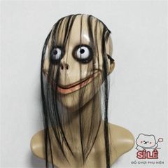 Mặt Nạ Kinh Dị Halloween Momo - Phụ Kiện Hóa Trang Độc Đáo Cho Tiệc Halloween và Lễ Hội, Vùng Đất Bóng Tối Rùng Rợn